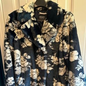 Madison Avenue Collection By Dennis Basso Faux Fur Coat